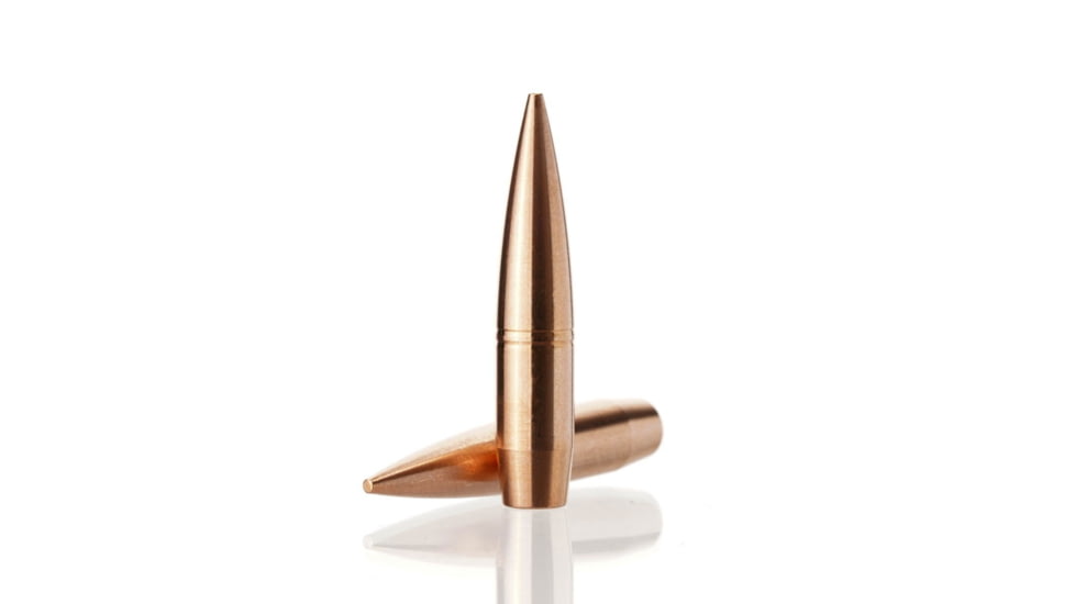 Cutting Edge Bullets Match Tactical .338 Caliber 254 Grain Solid Copper Match Rifle Bullets, 50 Rounds, MTAC 338 254