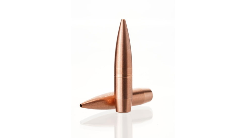 Cutting Edge Bullets Match Tactical Hunting .264 Winchester Magnum /6.5mm Caliber 120 Grain Solid Copper Hollow Point Rifle Bullets, 50 Rounds, MTH 264 120