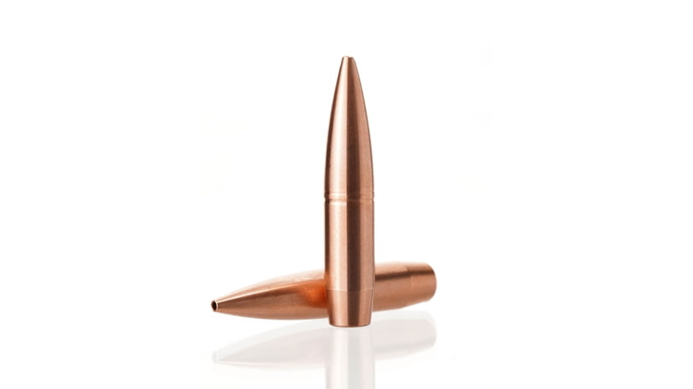 Cutting Edge Bullets Match Tactical Hunting .284 /7mm Caliber 130 Grain Solid Copper Hollow Point Rifle Bullets, 50 Rounds, MTH 284 130