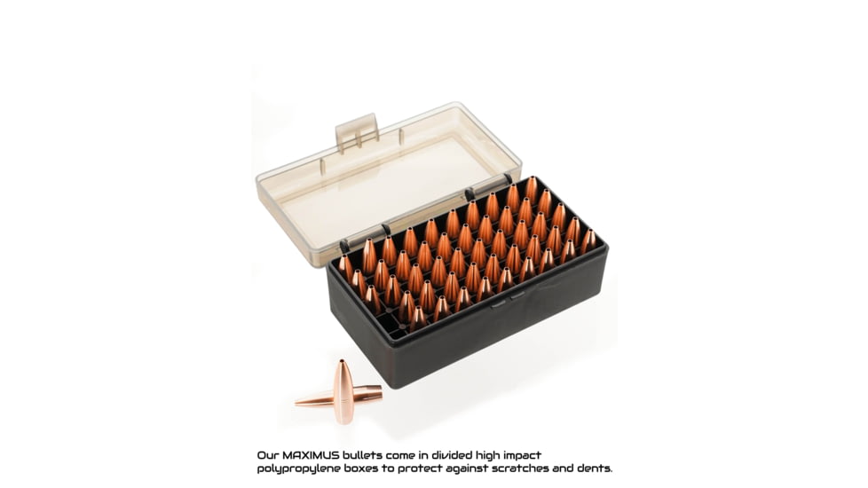 Cutting Edge Bullets Maximus FCG .284/7mm Caliber Rifle Bullet, 132 grain, Hollow Point, 50 Bullets, M.284 132 FCG