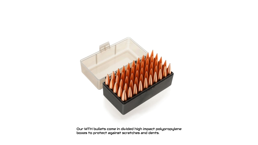 Cutting Edge Bullets MTH .284/7mm Caliber Rifle Bullets, 168 Grain, Single Feed, 50 Bullets, MTH 284 168