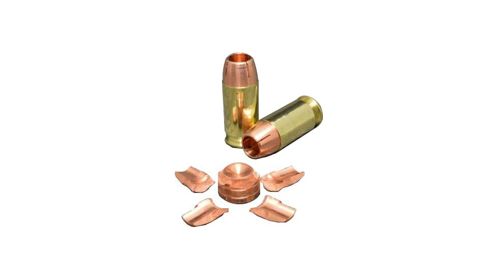 Cutting Edge Bullets Personal Home Defense 45 ACP 150 Grain Solid Copper Hollowpoint Brass Rifle Ammo, 20 Rounds, PHD 45ACP 150