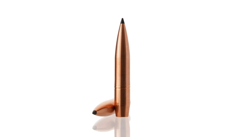 Cutting Edge Bullets Single Feed Laser-Tipped Hollow Point .284 Caliber 185 Grain Solid Copper Tipped Hollow Point Rifle Bullets, 50 Rounds, LZR 284 185 MAX