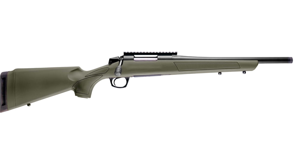 CVA Cascade SR Bolt Action Rifle, 308 Win/7.62x51 NATO, 16.5in 5/8x24 TPI Barrel, 1-10, Synthetic Camoflage Stock, Cerakote Green, CR3903SB-FRRMPG