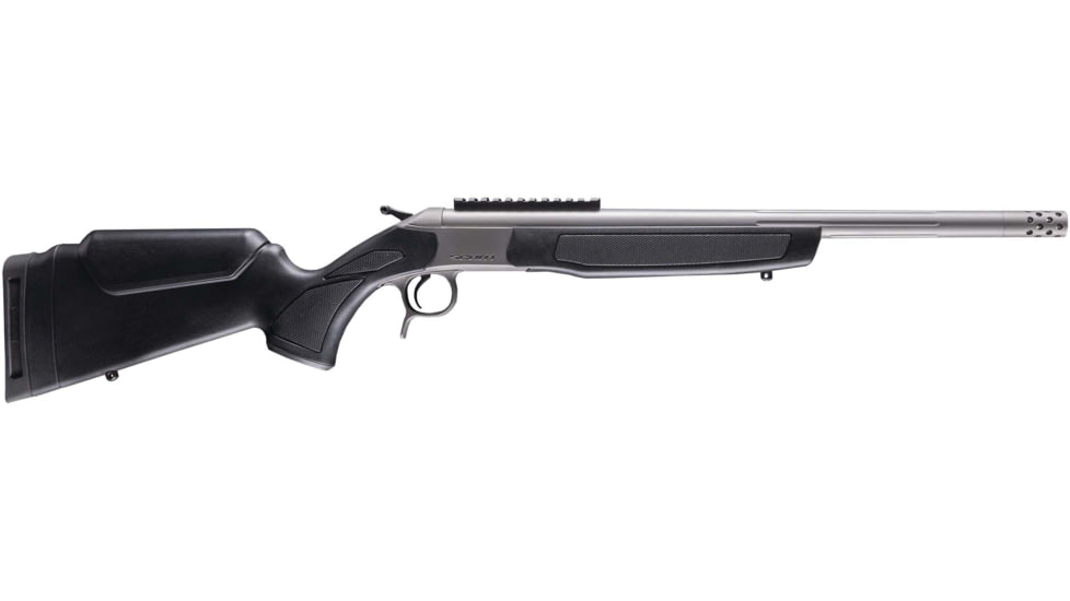 CVA Scout V3 Muzzleloader, .45-70 Government, 22in 11/16x24 TPI Barrel, 1-20, Synthetic Black Stock, Stainless, CR4442S-FRRMPG