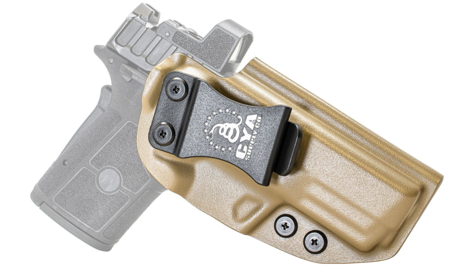 CYA Supply Co. Base Optic Ready Holster for Smith &amp; Wesson, Equalizer, Right Hand Draw, Flat Dark Earth, Small, BOR0423