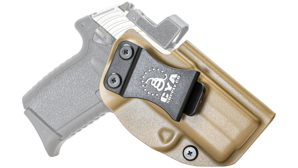 CYA Supply Co. Base Optics Ready for SCCY, CPX-1 &amp; CPX-2 Gen3, Right Hand Draw, Flat Dark Earth, Small, BOR0293