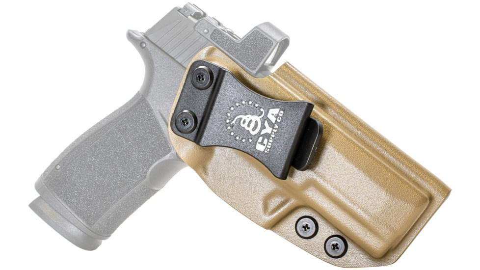 CYA Supply Co. Base Optics Ready for Sig Sauer, P365 XMACRO, Right Hand Draw, Flat Dark Earth, Small, BOR0273