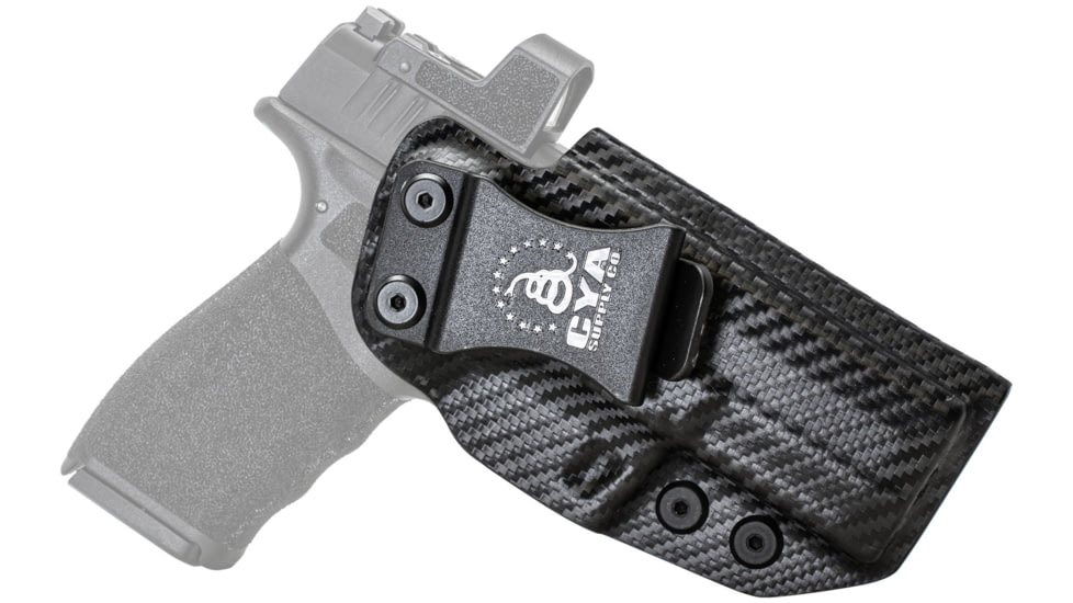 CYA Supply Co. BOR Holster for Sprinfield, Hellcat PRO OSP, Left Hand Draw, Carbon Fiber, Small, BOR0246