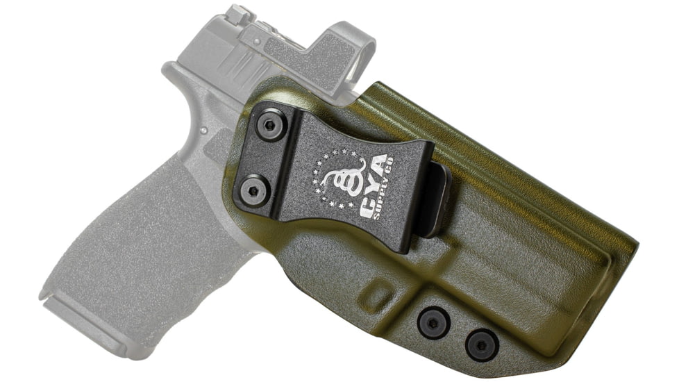 CYA Supply Co. BOR Holster for Sprinfield, Hellcat PRO OSP, Left Hand Draw, Olive Drab, Small, BOR0250