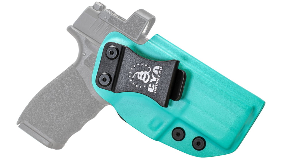 CYA Supply Co. BOR Holster for Sprinfield, Hellcat PRO OSP, Left Hand Draw, Teal Blue, Small, BOR0248