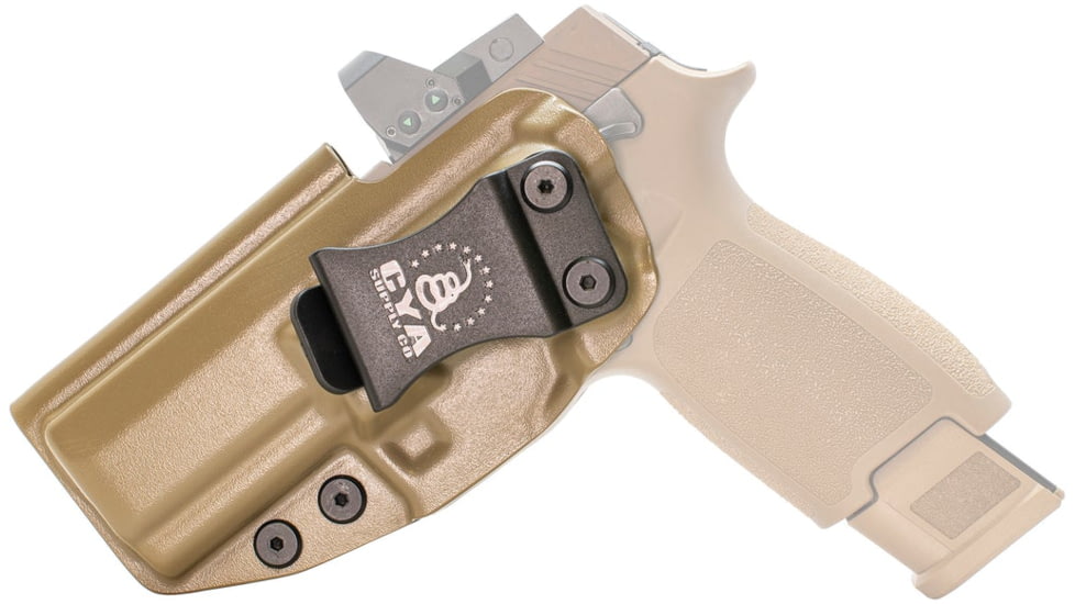 CYA Supply Co. BOR Holster, SIG, P320 Compact/Carry &amp; M18, Left Hand, Flat Dark Earth, BOR0084