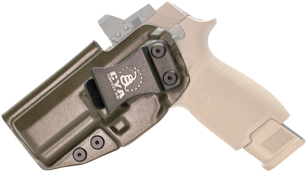 CYA Supply Co. BOR Holster, SIG, P320 Compact/Carry &amp; M18, Left Hand, Olive Drab, BOR0090