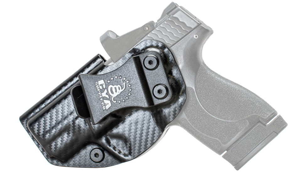 CYA Supply Co. BOR Holster, Smith &amp; Wesson M&amp;P Shield M2.0 &amp; M&amp;P Shield Plus 3.1in, Left Hand, Carbon Fiber, BOR0006