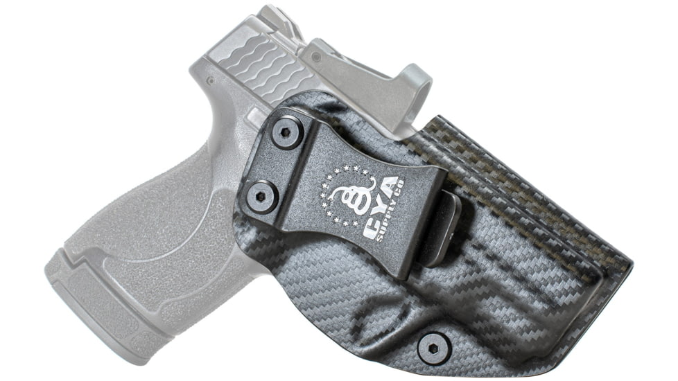 CYA Supply Co. BOR Holster, Smith &amp; Wesson M&amp;P Shield M2.0 &amp; M&amp;P Shield Plus 3.1in, Right Hand, Carbon Fiber, BOR0005