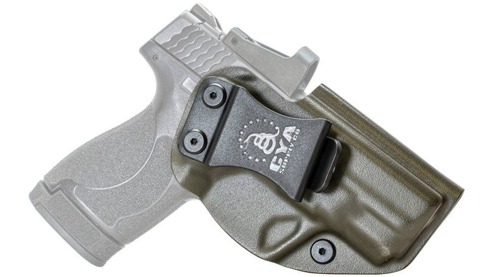 CYA Supply Co. BOR Holster, Smith &amp; Wesson M&amp;P Shield M2.0 &amp; M&amp;P Shield Plus 3.1in, Right Hand, Olive Drab, BOR0009