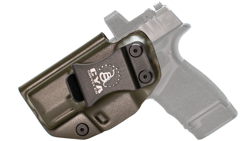 CYA Supply Co. BOR Holster, Springfield, Hellcat 3in Micro-Compact OSP, Left Hand, Olive Drab, BOR0140