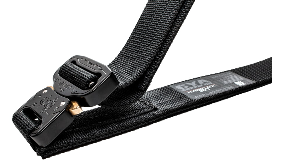 CYA Supply Co. Hybrid EDC Belt, Black, 30, EDCBELTBLK030