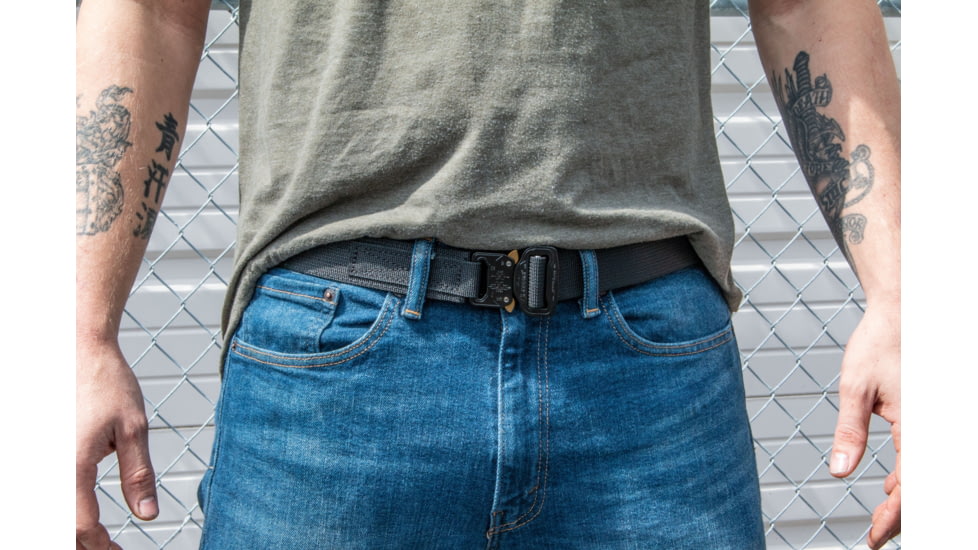 CYA Supply Co. Hybrid EDC Belt, Black, 30, EDCBELTBLK030