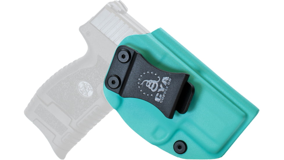 CYA Supply Co. Inside the Waistband Holster, FN, 503, Right Hand, Teal Blue, IWB0437