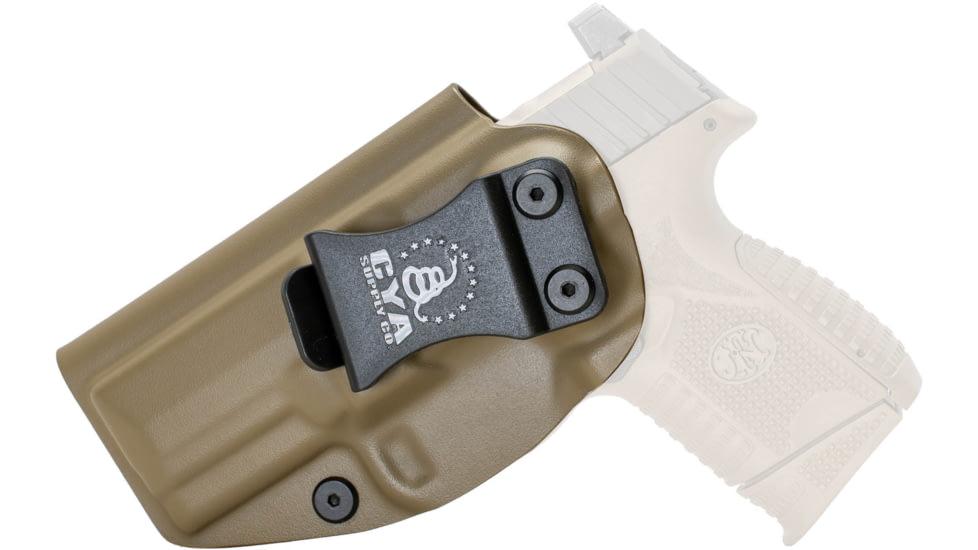 CYA Supply Co. Inside the Waistband Holster, FN, 509 Compact, Left Hand, Flat Dark Earth, IWB0414