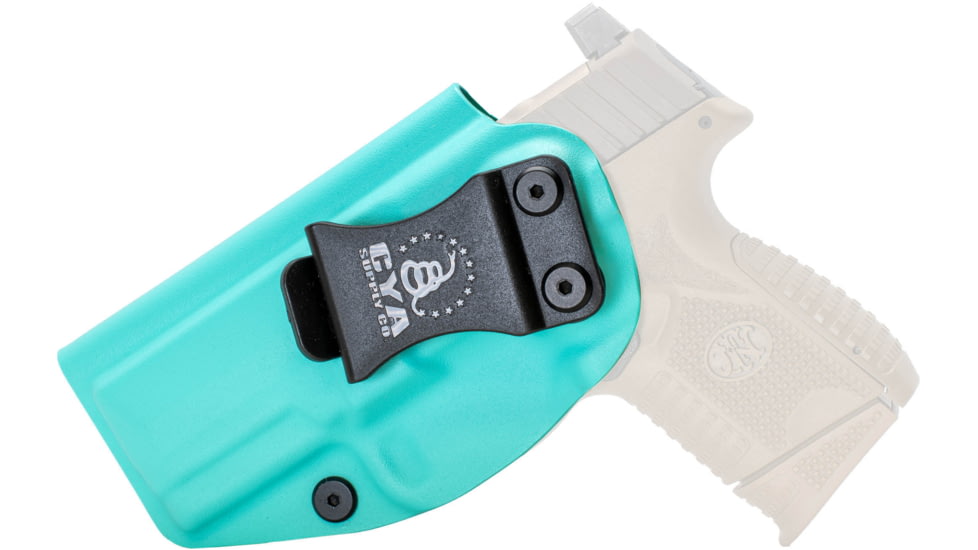 CYA Supply Co. Inside the Waistband Holster, FN, 509 Compact, Left Hand, Teal Blue, IWB0418
