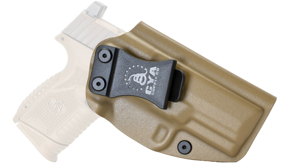 CYA Supply Co. Inside the Waistband Holster, FN, 509 Compact, Right Hand, Flat Dark Earth, IWB0413