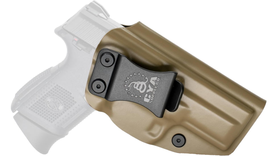 CYA Supply Co. Inside the Waistband Holster, FN, FNS Compact, Right Hand, Flat Dark Earth, IWB0393