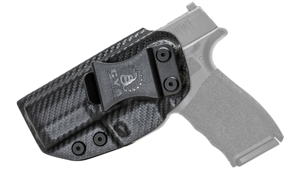 CYA Supply Co. Inside the Waistband Holster for Springfield, HELLCAT PRO OSP 3.7in, Left Hand Draw, Carbon Fiber, Small, IWB0526