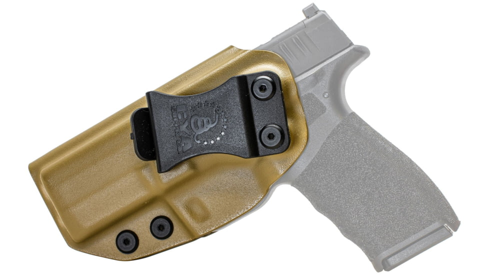 CYA Supply Co. Inside the Waistband Holster for Springfield, HELLCAT PRO OSP 3.7in, Left Hand Draw, Flat Dark Earth, Small, IWB0524
