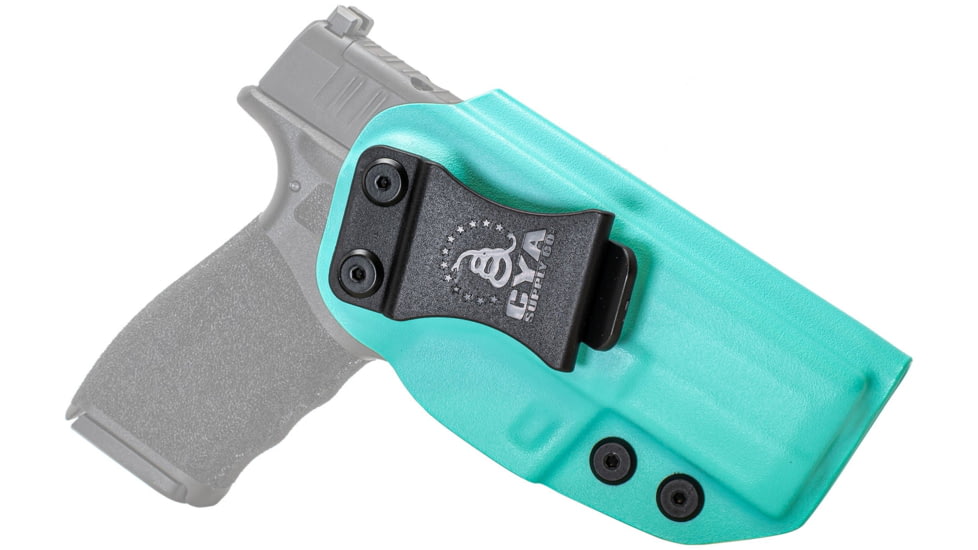 CYA Supply Co. Inside the Waistband Holster for Springfield, HELLCAT PRO OSP 3.7in, Right Hand Draw, Teal Blue, Small, IWB0527