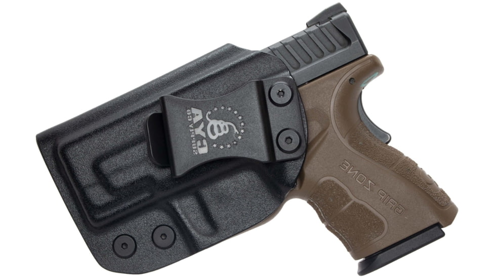 CYA Supply Co. Inside the Waistband Holster for Springfield, XD MOD.2 Subcompact 3in , Left Hand Draw, Black, Small, IWB0122