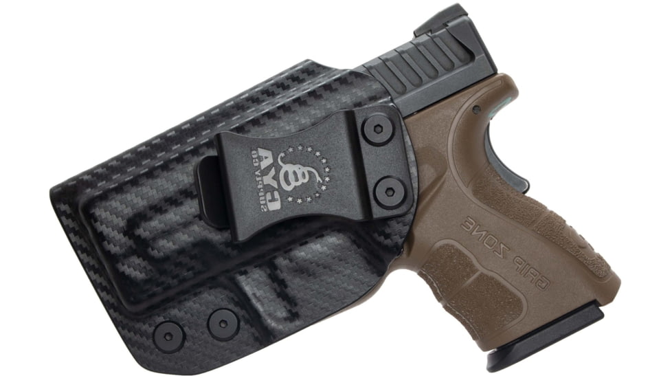 CYA Supply Co. Inside the Waistband Holster for Springfield, XD MOD.2 Subcompact 3in , Left Hand Draw, Carbon Fiber, Small, IWB0126