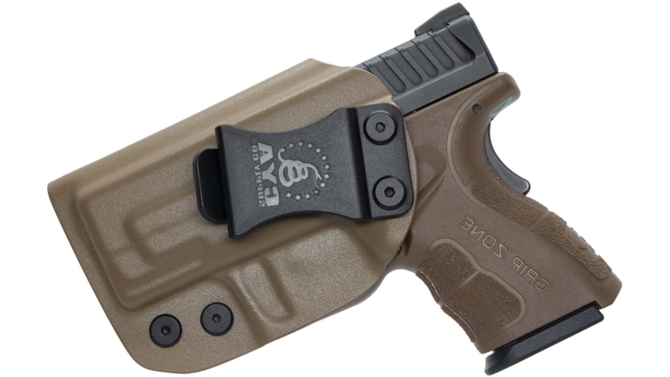 CYA Supply Co. Inside the Waistband Holster for Springfield, XD MOD.2 Subcompact 3in , Left Hand Draw, Flat Dark Earth, Small, IWB0124