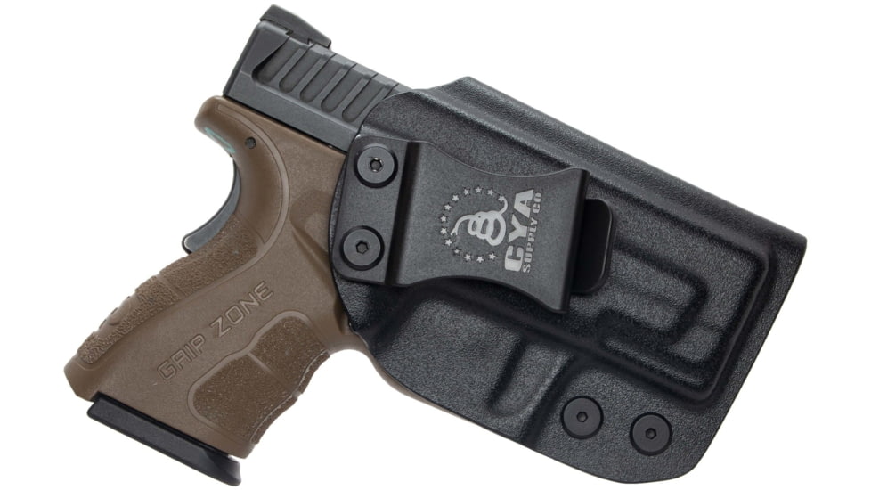 CYA Supply Co. Inside the Waistband Holster for Springfield, XD MOD.2 Subcompact 3in , Right Hand Draw, Black, Small, IWB0121