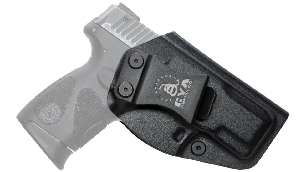 CYA Supply Co. Inside the Waistband Holster for Taurus G2C &amp; Millennium G2 PT111/PT140, Left Hand Draw, Black, Small, IWB0026