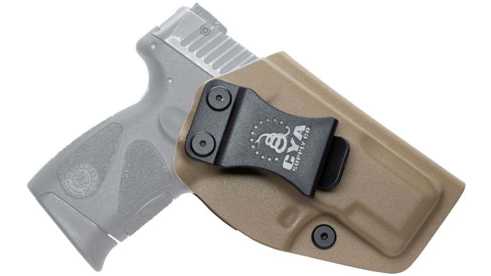 CYA Supply Co. Inside the Waistband Holster for Taurus G2C &amp; Millennium G2 PT111/PT140, Left Hand Draw, Flat Dark Earth, Small, IWB0028
