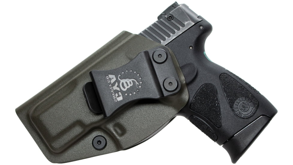 CYA Supply Co. Inside the Waistband Holster for Taurus, G2C &amp; Millennium G2 PT111/PT140, Left Hand Draw, Olive Drab, Small, IWB0266