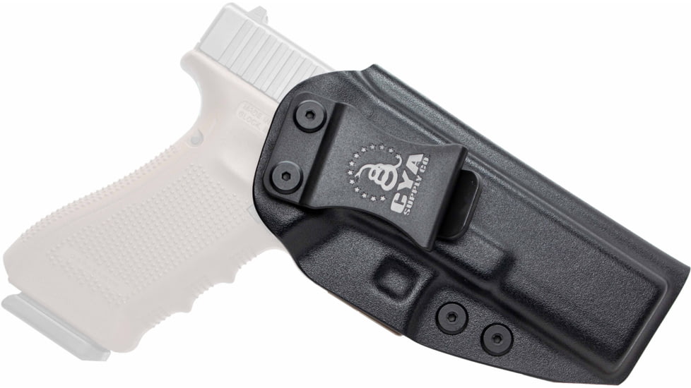 CYA Supply Co. Inside the Waistband Holster, Glock, 17/22/31, Right Hand, Black, IWB0067