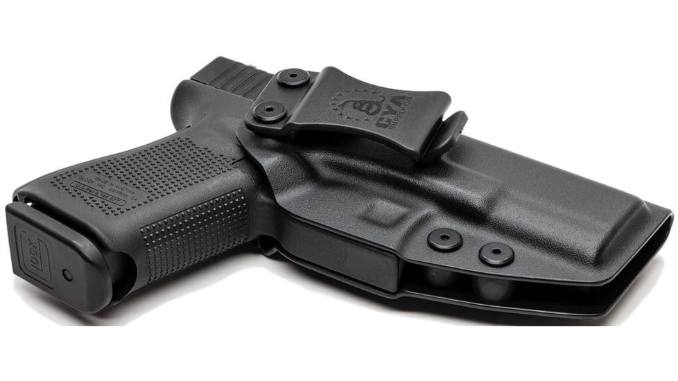 CYA Supply Co. Inside the Waistband Holster, Glock, 19/23/32/19x/45/44, Right Hand, Black, IWB0055