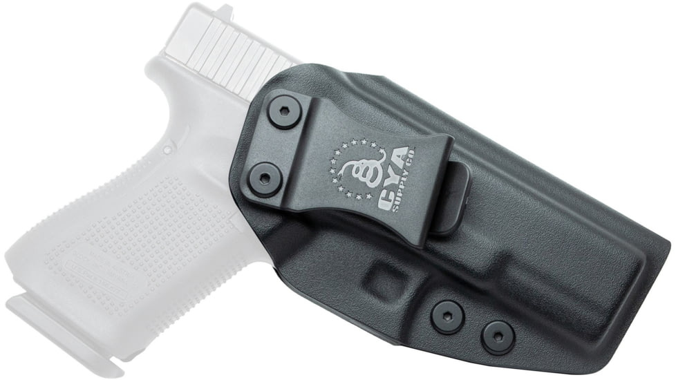 CYA Supply Co. Inside the Waistband Holster, Glock, 19/23/32/19x/45/44, Right Hand, Black, IWB0055