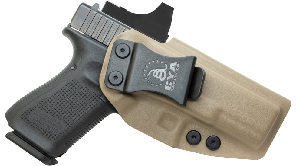 CYA Supply Co. Inside the Waistband Holster, Glock, 19/23/32/19x/45/44, Right Hand, Flat Dark Earth, IWB0057