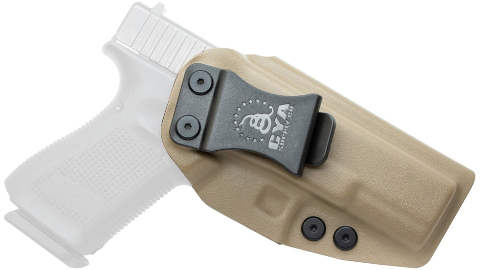 CYA Supply Co. Inside the Waistband Holster, Glock, 19/23/32/19x/45/44, Right Hand, Flat Dark Earth, IWB0057