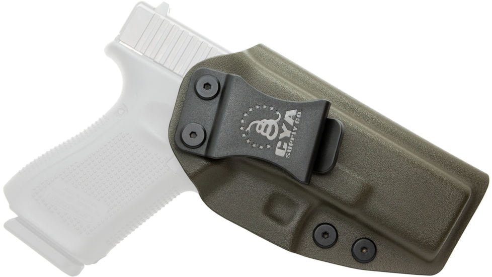 CYA Supply Co. Inside the Waistband Holster, Glock, 19/23/32/19x/45/44, Right Hand, Olive Drab, IWB0275