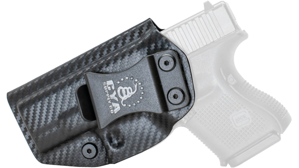 CYA Supply Co. Inside the Waistband Holster, Glock, 26/27/33, Left Hand, Carbon Fiber, IWB0024