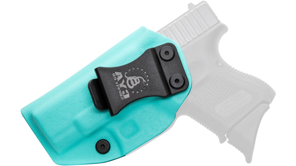 CYA Supply Co. Inside the Waistband Holster, Glock, 26/27/33, Left Hand, Teal Blue, IWB0224