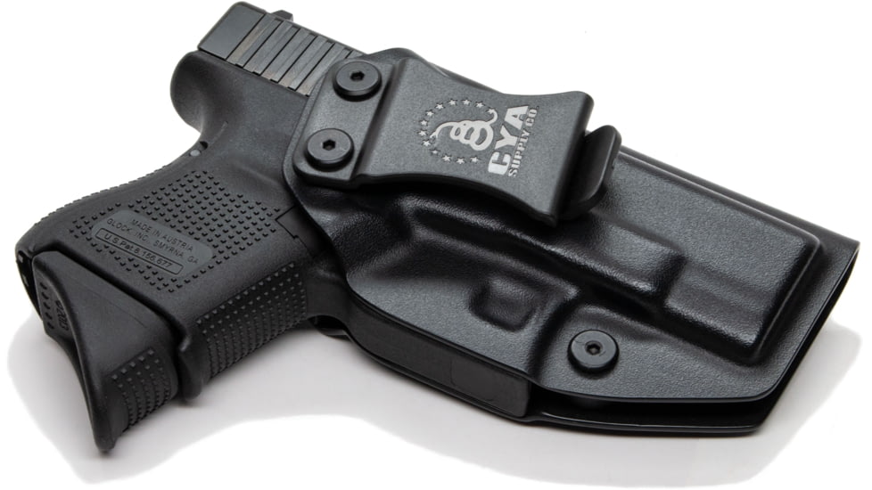 CYA Supply Co. Inside the Waistband Holster, Glock, 26/27/33, Right Hand, Black, IWB0007