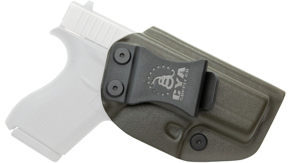 CYA Supply Co. Inside the Waistband Holster, Glock, 42, Right Hand, Olive Drab, IWB0281