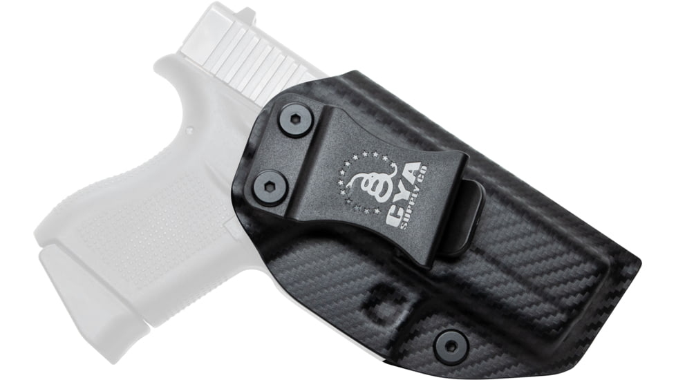CYA Supply Co. Inside the Waistband Holster, Glock, 43/43x, Right Hand, Carbon Fiber, IWB0019