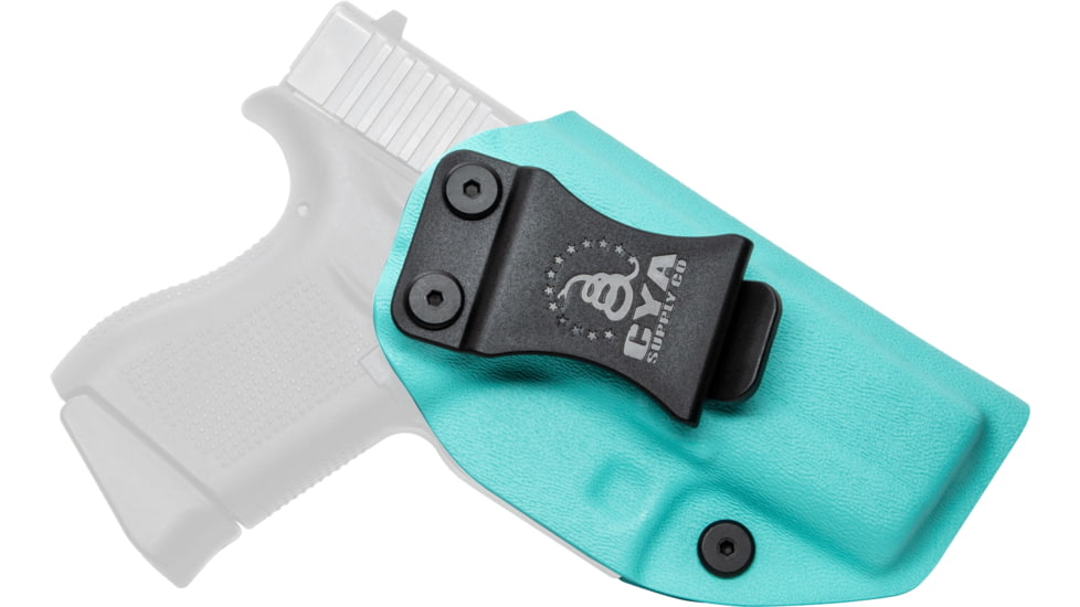 CYA Supply Co. Inside the Waistband Holster, Glock, 43/43x, Left Hand, Teal Blue, IWB0222